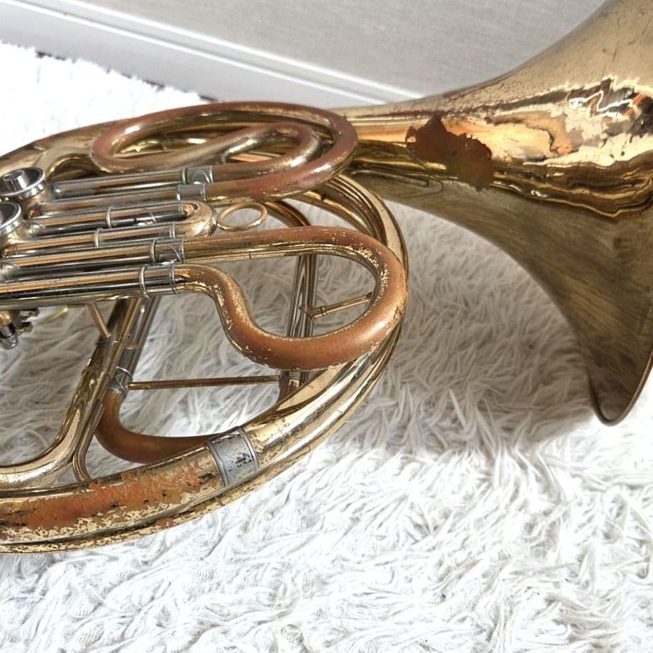 ヤマハ フレンチ ホルン YHR-313　ジャンク　ケース　マウスピース