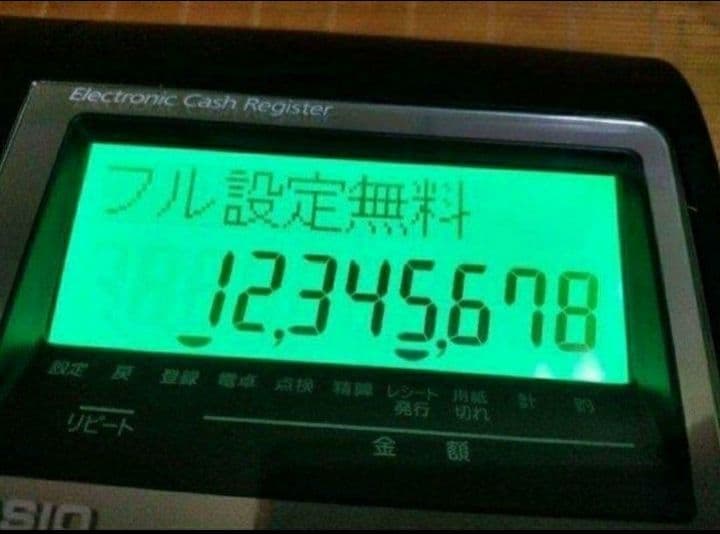 カシオレジスター　TE-340/NL300　フル設定無料　016266