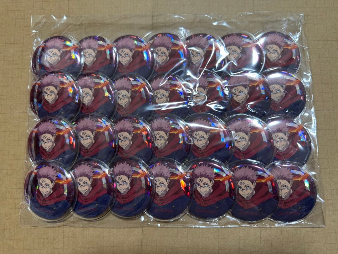 両面宿儺 呪術廻戦 TOHO ホロ缶バッジ 痛バ利用分28個セット