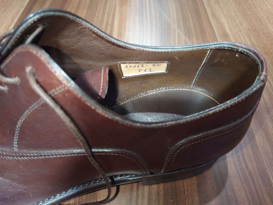 【新品・未使用】サントーニ　ストレートチップ 6.5