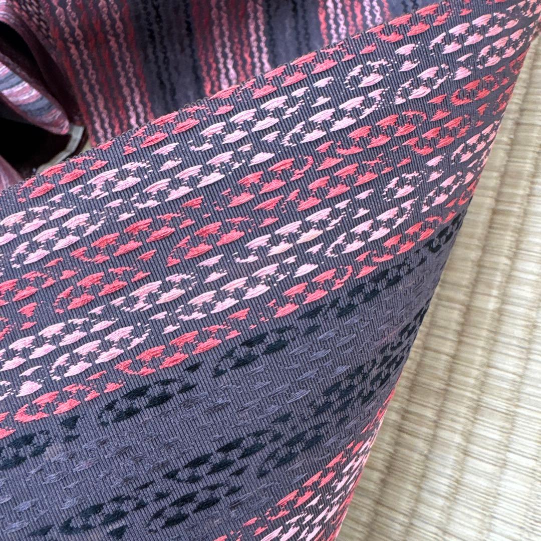 博多織名古屋帯　反物　松居特撰手織り　繻子織