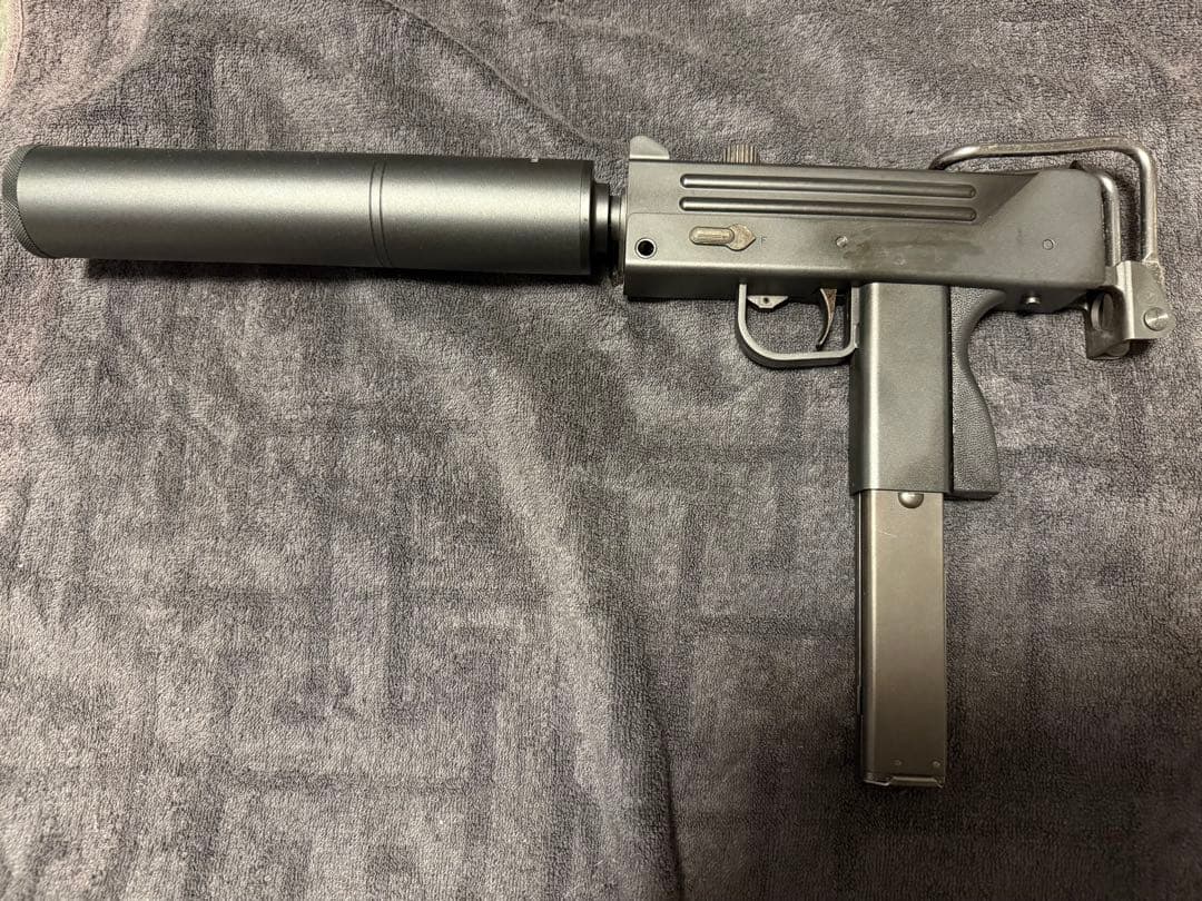KSC M11A1 ABS ガスブロ ビッグサイレンサ付き ガスガン マシンガン