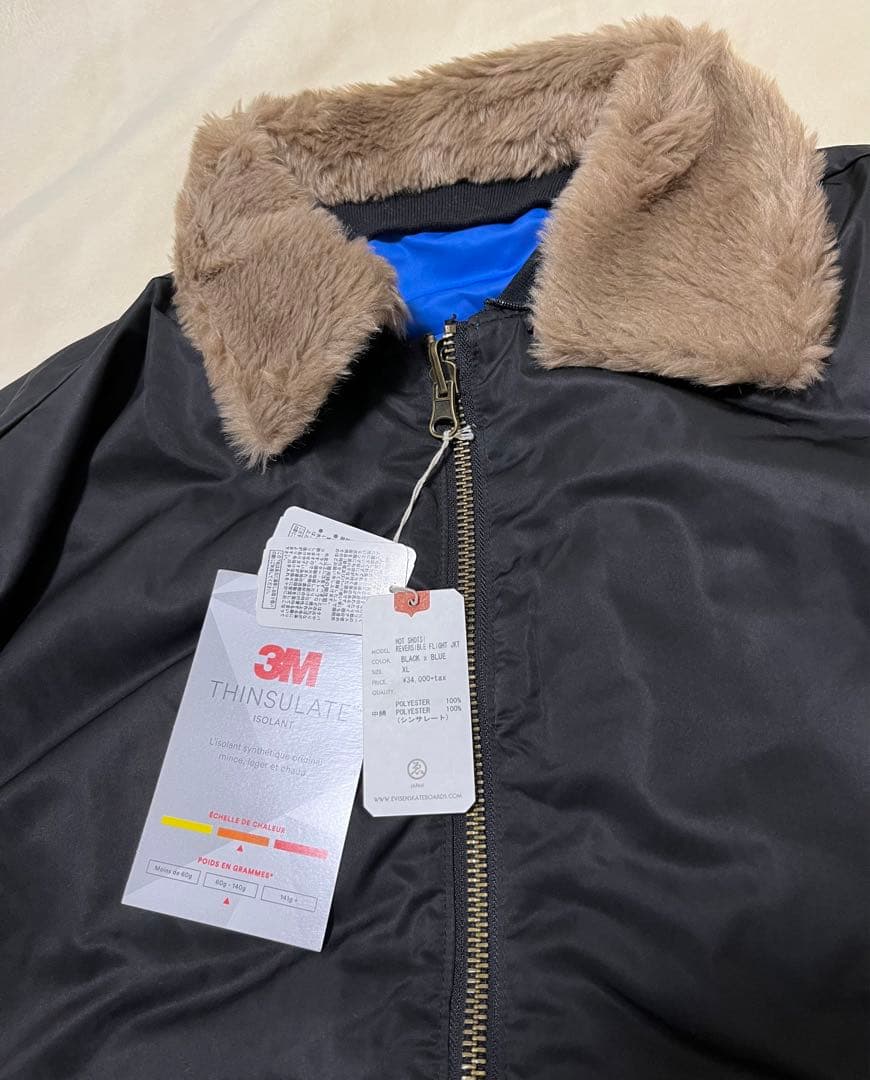 EVISEN REVERSIBLE FLIGHT JKT 新品 Lサイズ
