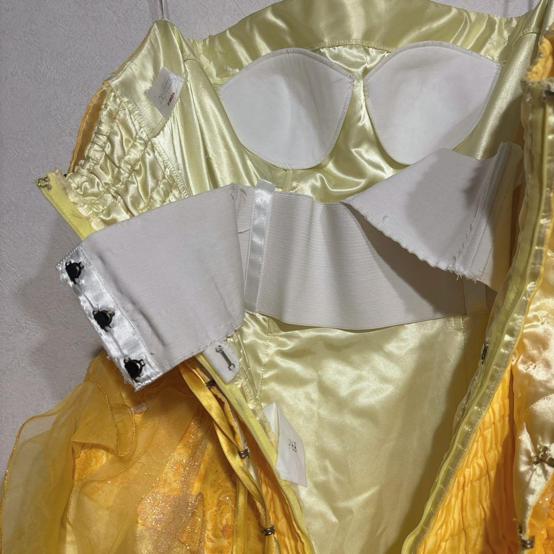 yellow dress 約9号 約Mサイズ(ウエディング結婚式発表会演奏会
