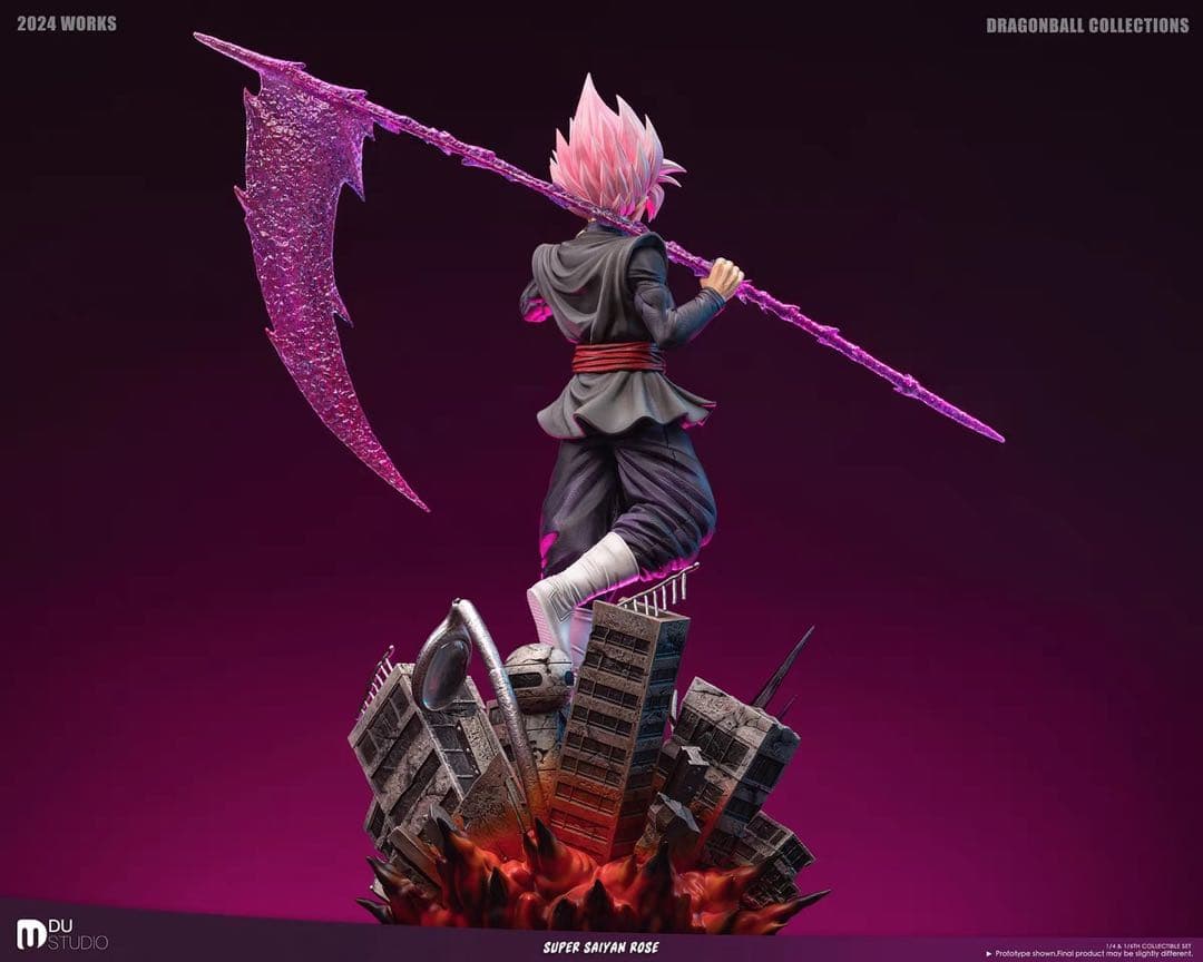 ドラゴンボール 1／4スケール ブラック 孫悟空 フィギュア ガレージキット