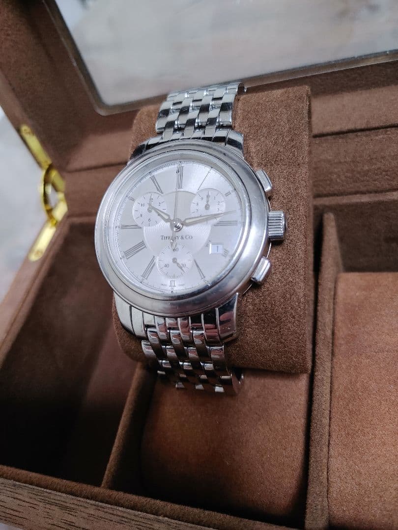 a*d様 Tiffany & Co. ティファニー マークラウンド クォーツ　メ