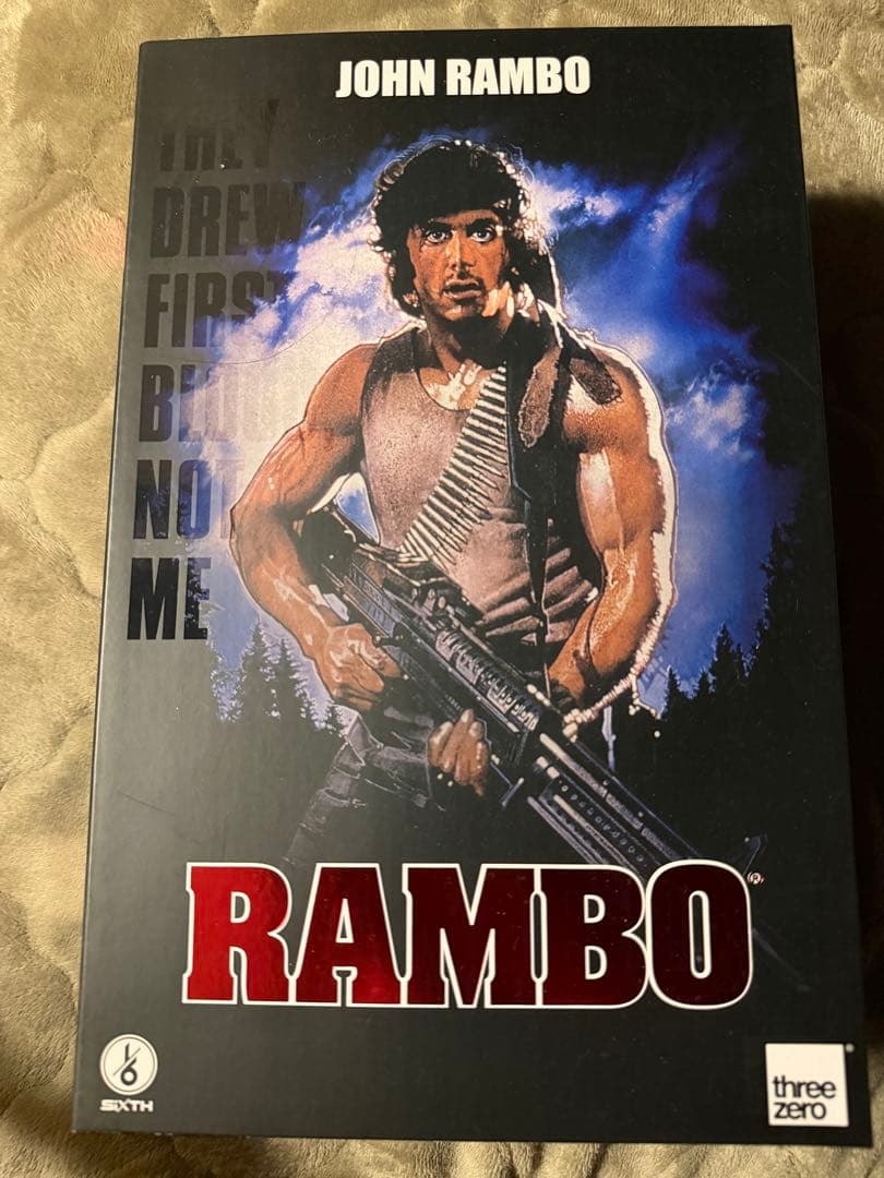 未使用　threezero 1/6スケール　ランボー　フィギュア