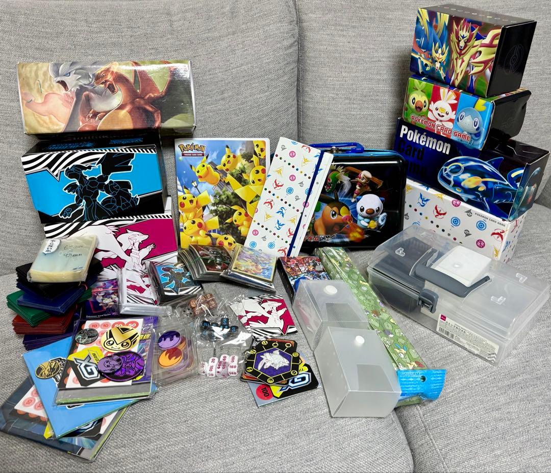 ポケモンカード　サプライ　引退品　スリーブ　　ファイル　ストレージボックス