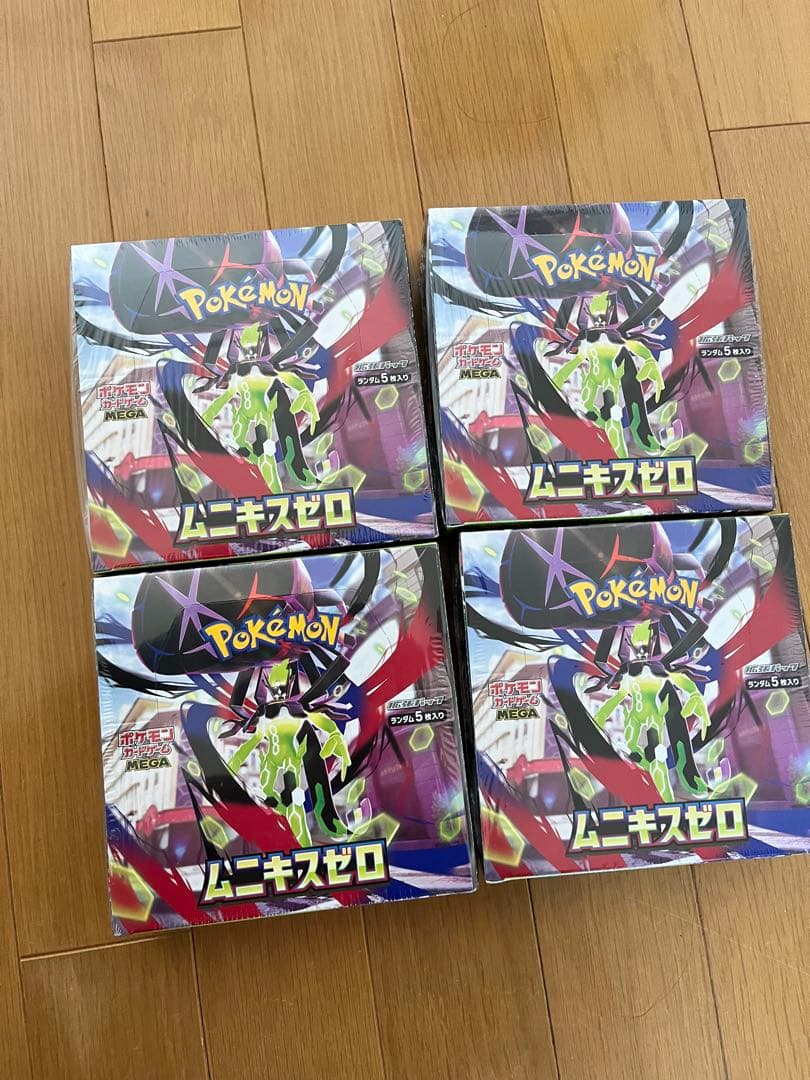 ポケモンカードムニキスゼロ　4BOX シュリンク付き新品未開封
