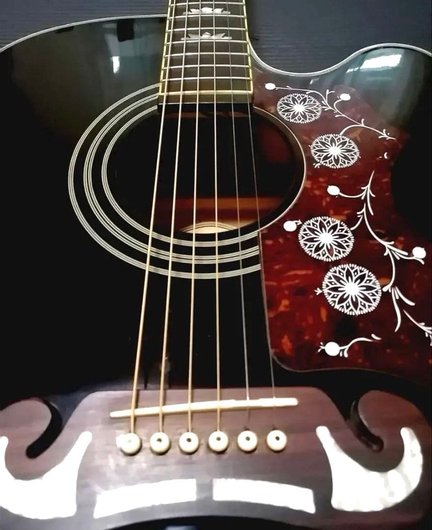 Epiphone EJ-200SCE BLK エレアコ