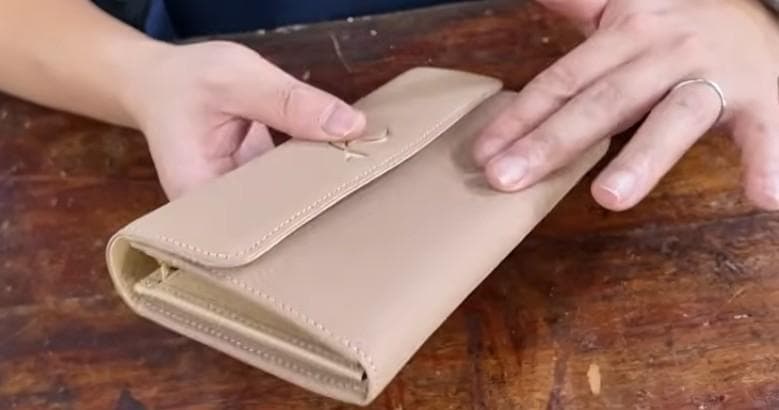 ベージュ 財布 箱付き Kitamura キタムラ