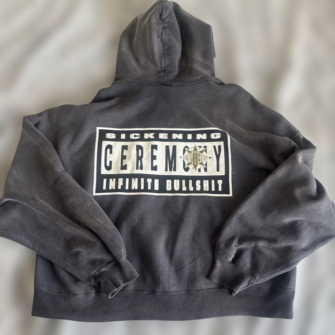 セントマイケル　デニムティアーズ　パーカー　L