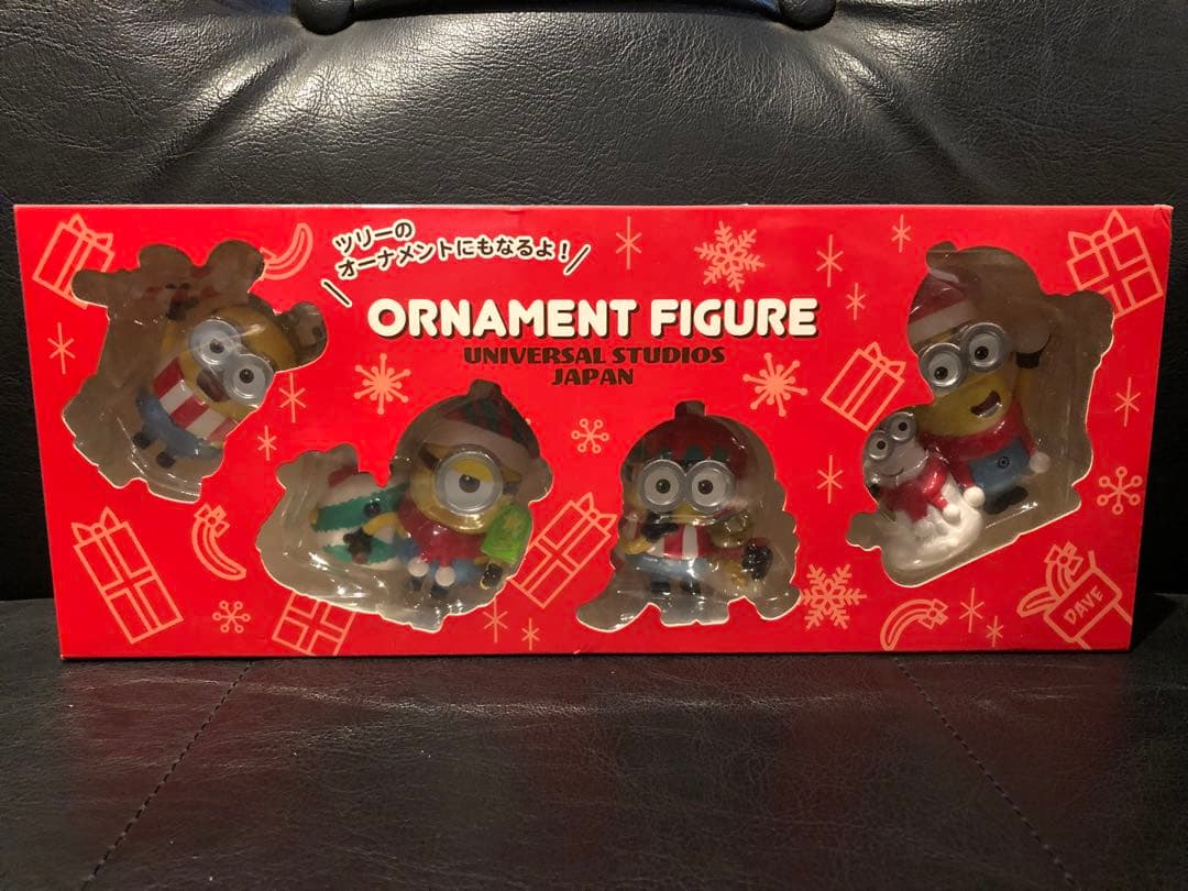 ミニオン クリスマス オーナメントフィギュア 4体セット
