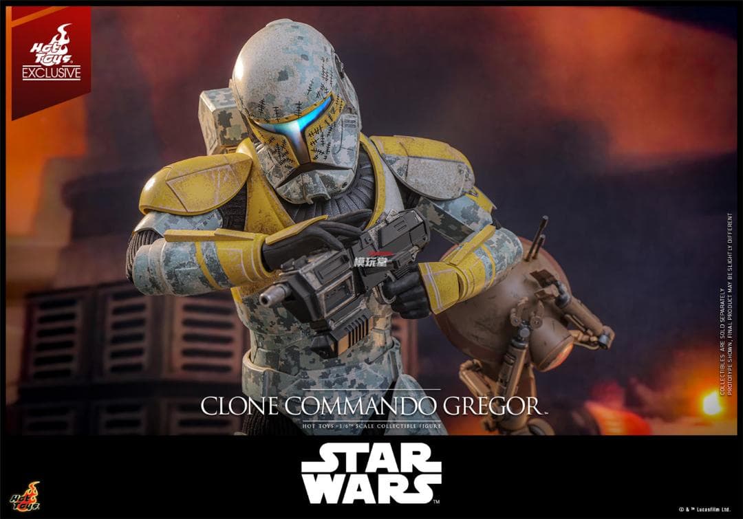 ホットトイズ1/6スター・ウォーズ クローン・コマンドー・グレガー TMS155