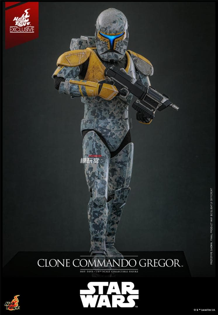 ホットトイズ1/6スター・ウォーズ クローン・コマンドー・グレガー TMS155