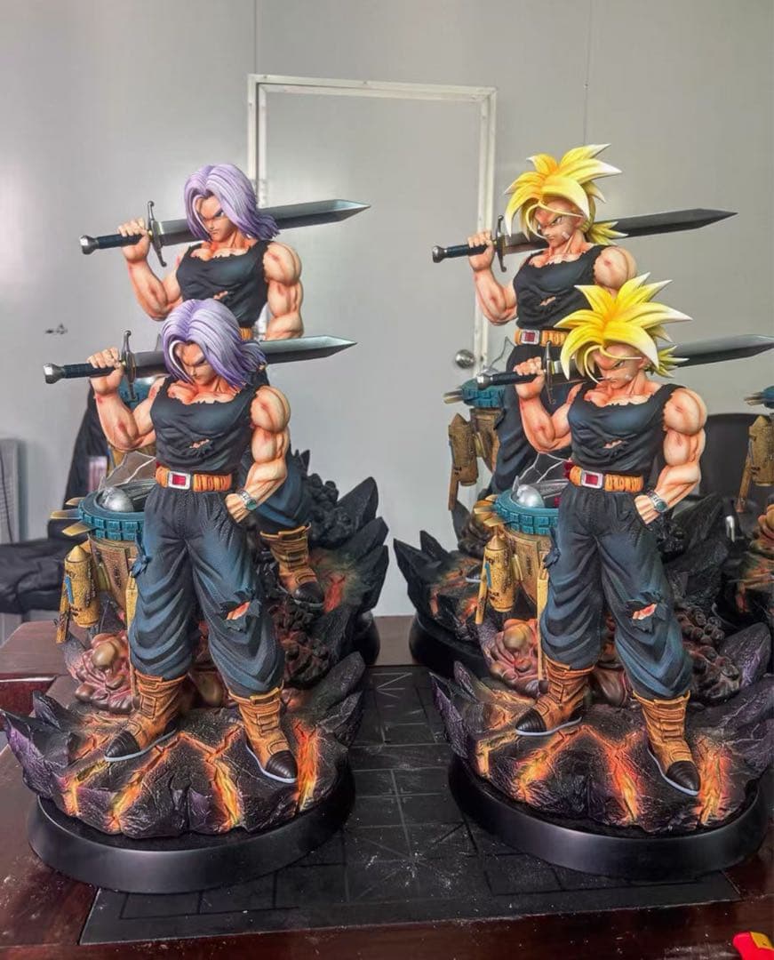 ドラゴンボール トランクス ガレージキット ガレキ スタチュー①①