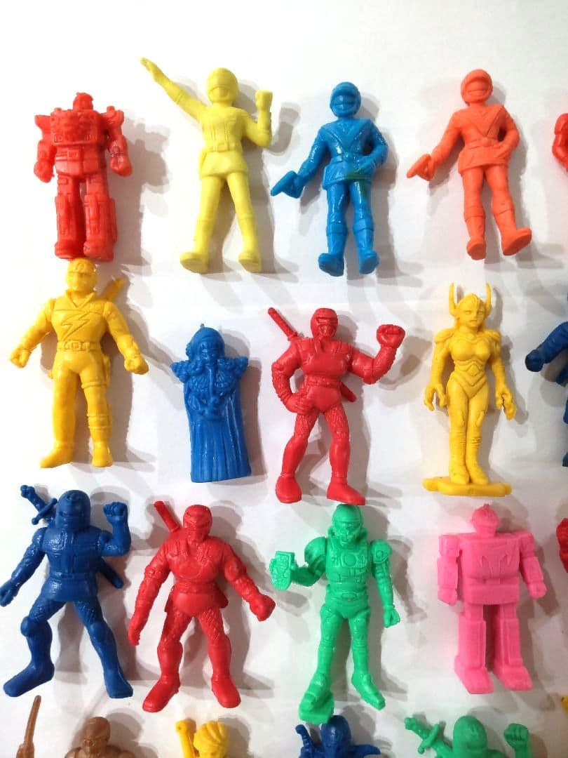 匿名配送 東映 戦隊 特撮 特警 ジライヤ 等フィギュア 消しゴム 昭和レトロ