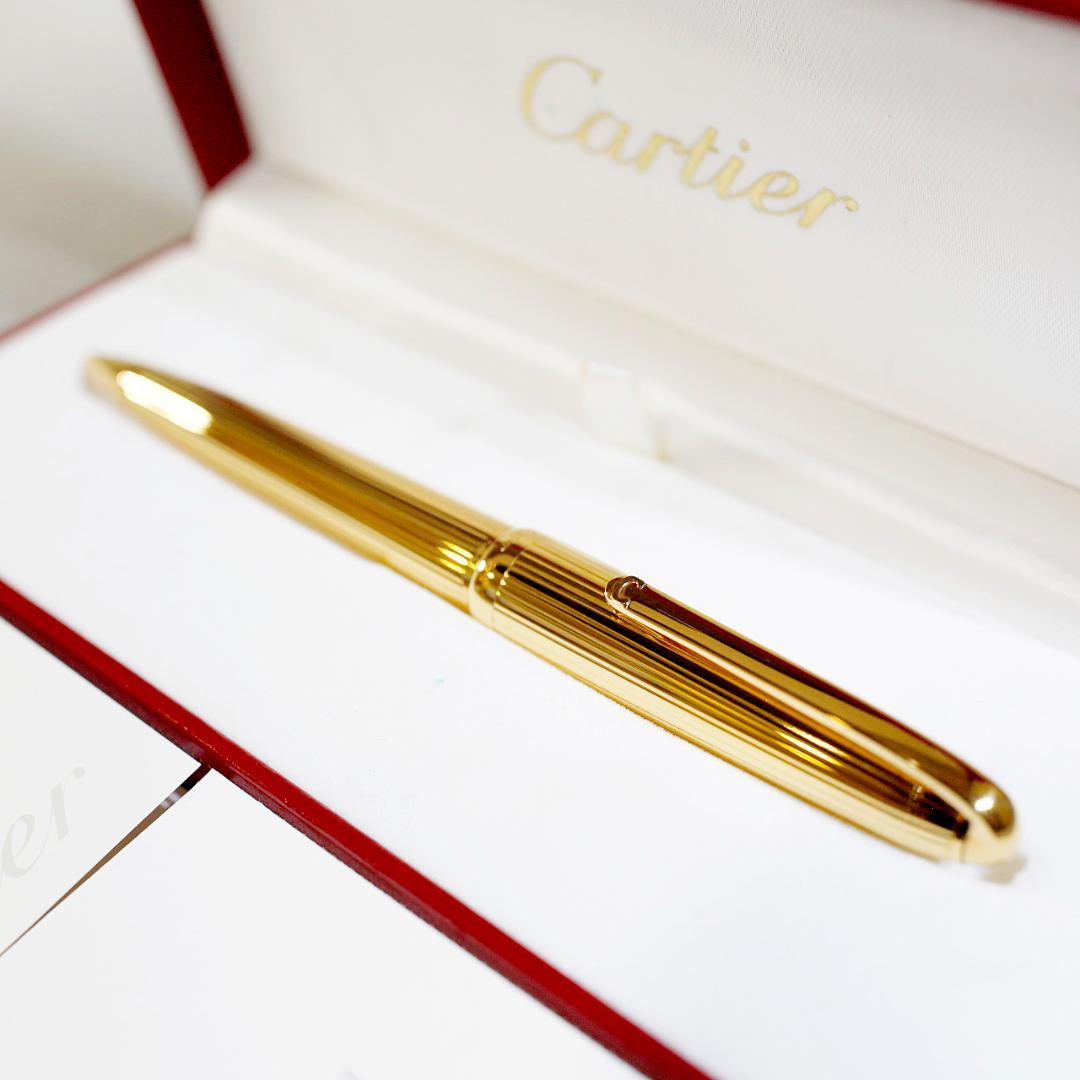 【美品 送料込み】カルティエ ボールペン マスト ゴールド