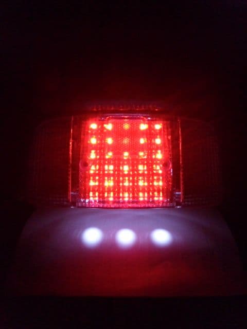 CBX400F/LEDテール LEDリアウインカー セット ジェイドXJR等