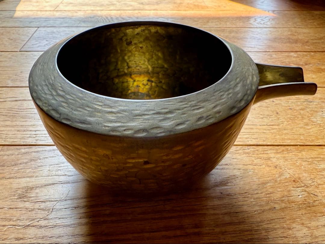 希少　京都ヴィンテージ　有次　真鍮 すいてき　注ぎ口くち　書道