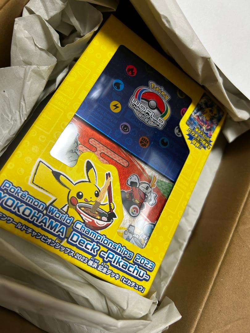 【納品書付き】ポケモンワールドチャンピオンシップ2023横浜記念デッキピカチュウ