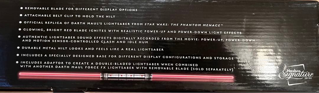 希少ライトセーバー スターウォーズライトセーバーダースモール FXライトセーバー