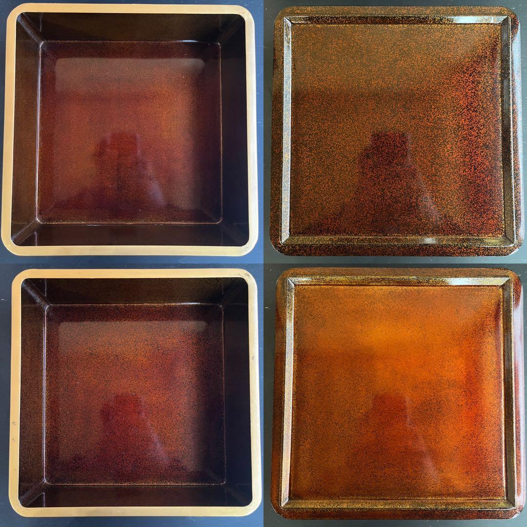 重箱 最高級 四段 重台 金盛 高蒔絵 螺鈿 梨子地 漆共箱 正月 おせち