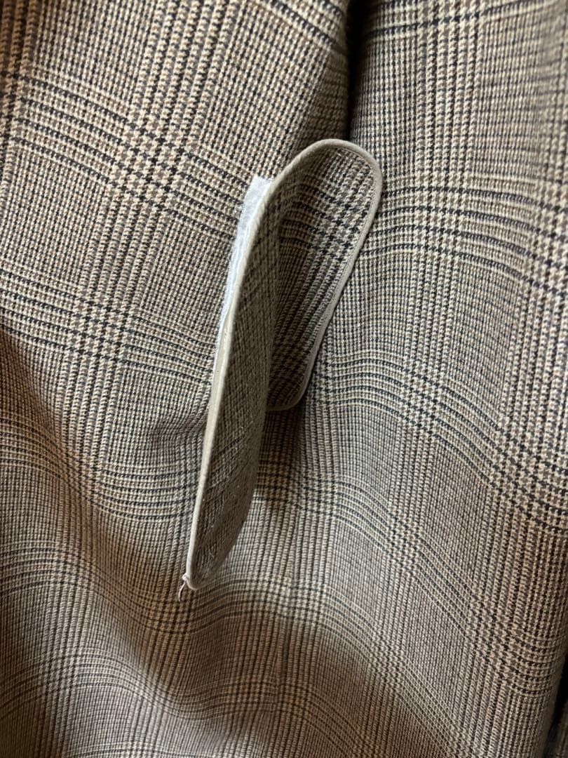 【TODAYFUL】 ベージュステンカラーチェックコート 38