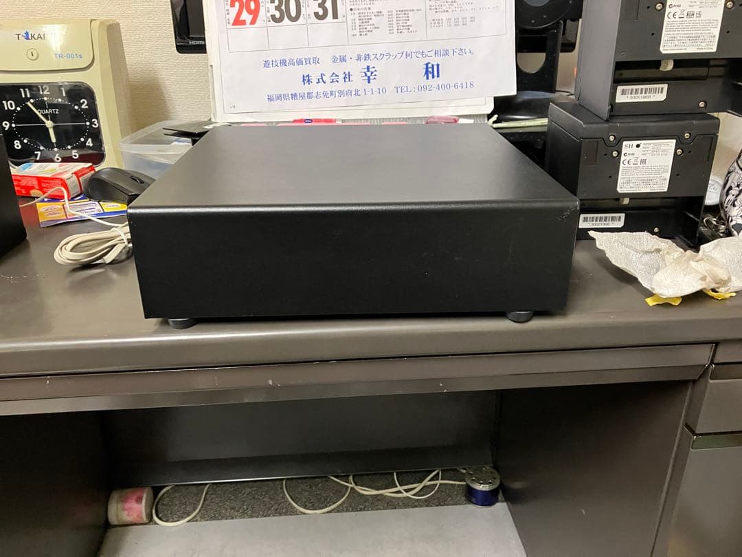 ★セイコースマレジ対応サーマルプリンター&キャッシュドロワー黒一式エプソンSII