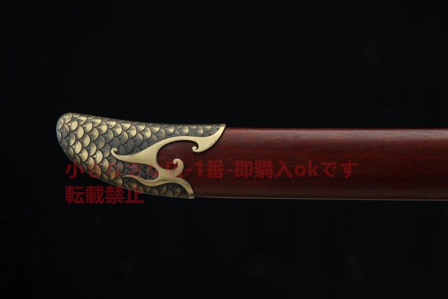 火鱗苗刀 古兵器 武具　刀装具　日本刀　模造刀 居合刀 長尺