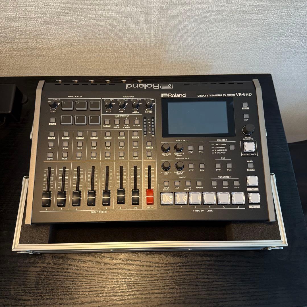 Roland VR-6HD ビデオスイッチャー 専用ケース付き【新古品】
