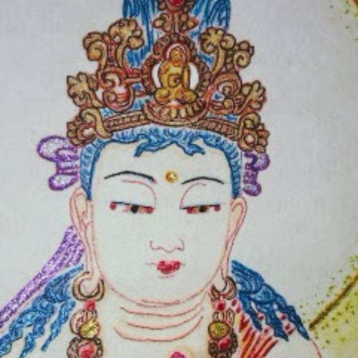 五十嵐由家　仏画　408「聖観音菩薩」