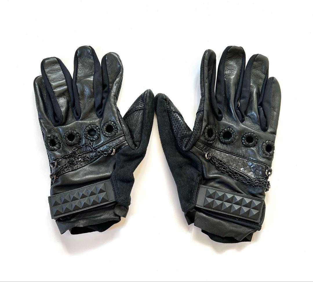 SWITCHBLADE チェーンレザーグローブ Mサイズ