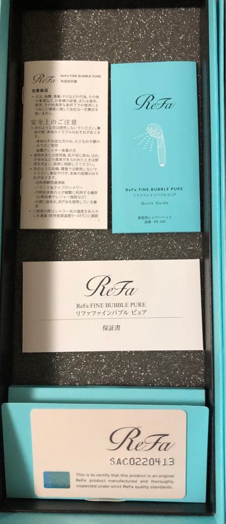 ReFa リファファインバブルピュア シャワーヘッド