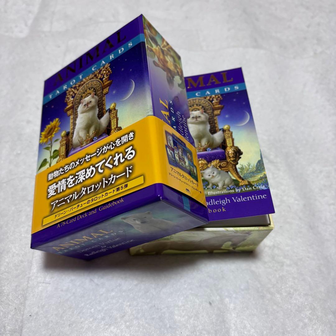 【美品】アニマルタロットカード 日本語版説明書付　ドリーン バーチュー 帯付き