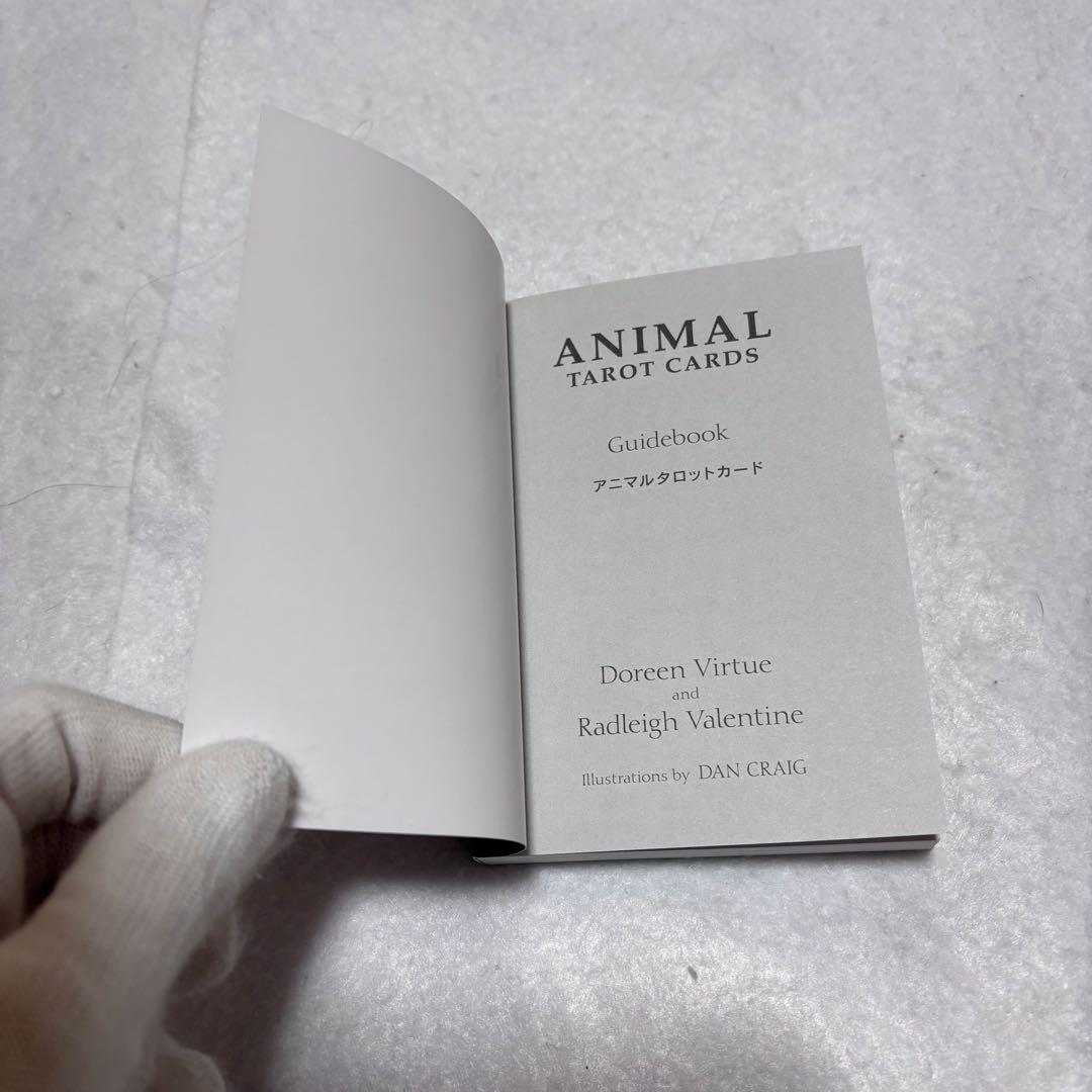 【美品】アニマルタロットカード 日本語版説明書付　ドリーン バーチュー 帯付き