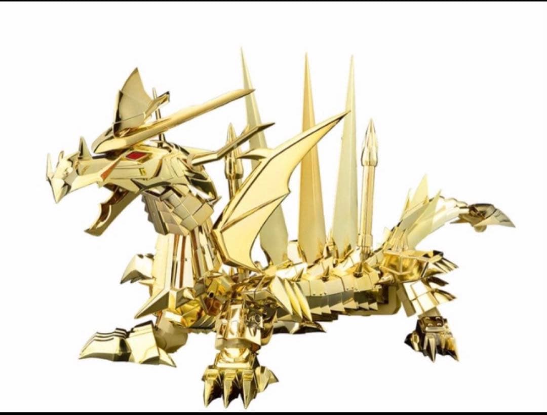 真魔神英雄伝ワタル PLAMAX 皇帝龍 ゴールドメッキVer. プラモデル