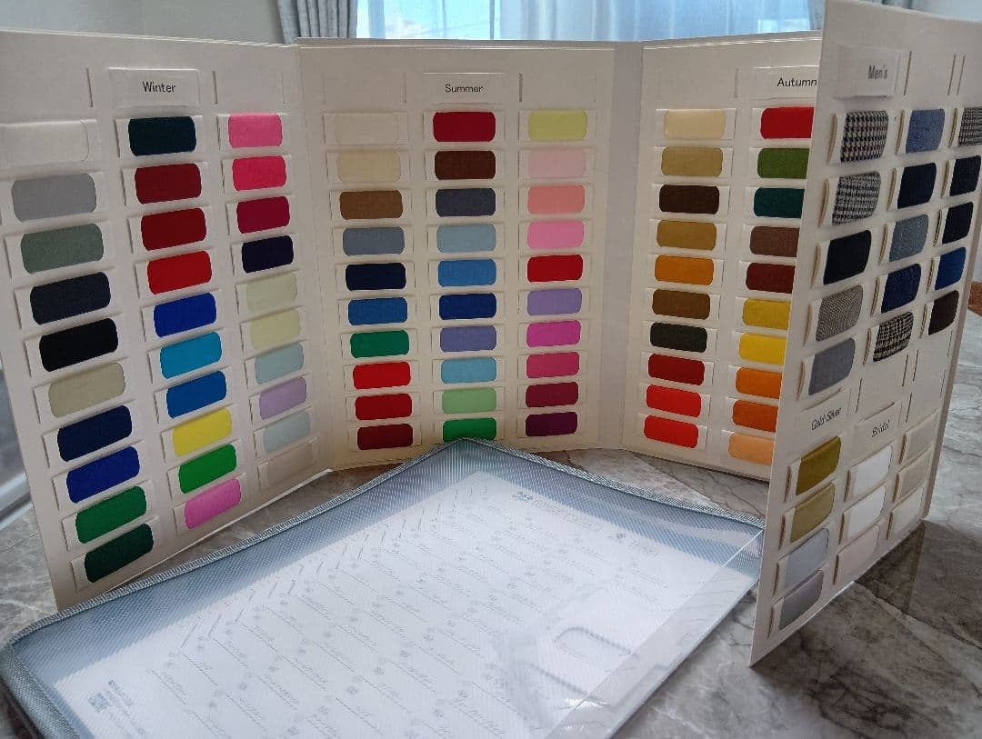 【お値下げ】パーソナルカラー診断120色ドレープ＋色見本その他