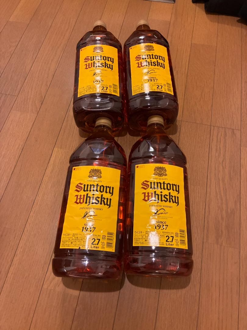 角瓶 2700ml [サントリー ウイスキー 日本 大容量] 4本