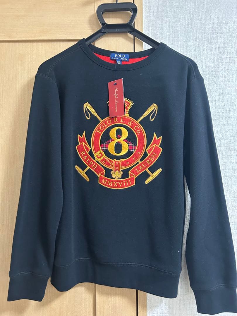 【新品未使用タグ付き】Polo Ralph Lauren トレーナー 160 黒