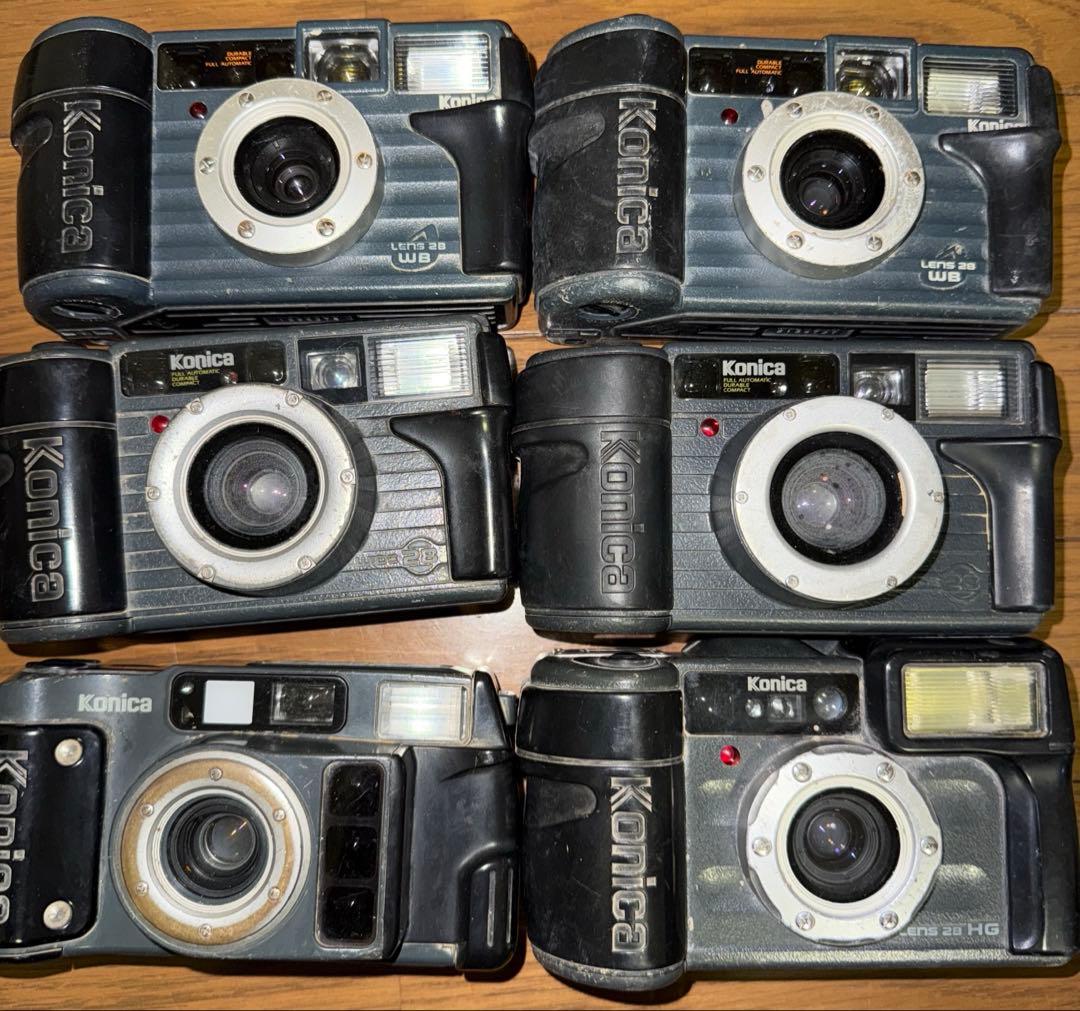 Konica 現場監督6台セット　フィルムカメラ　ジャンク
