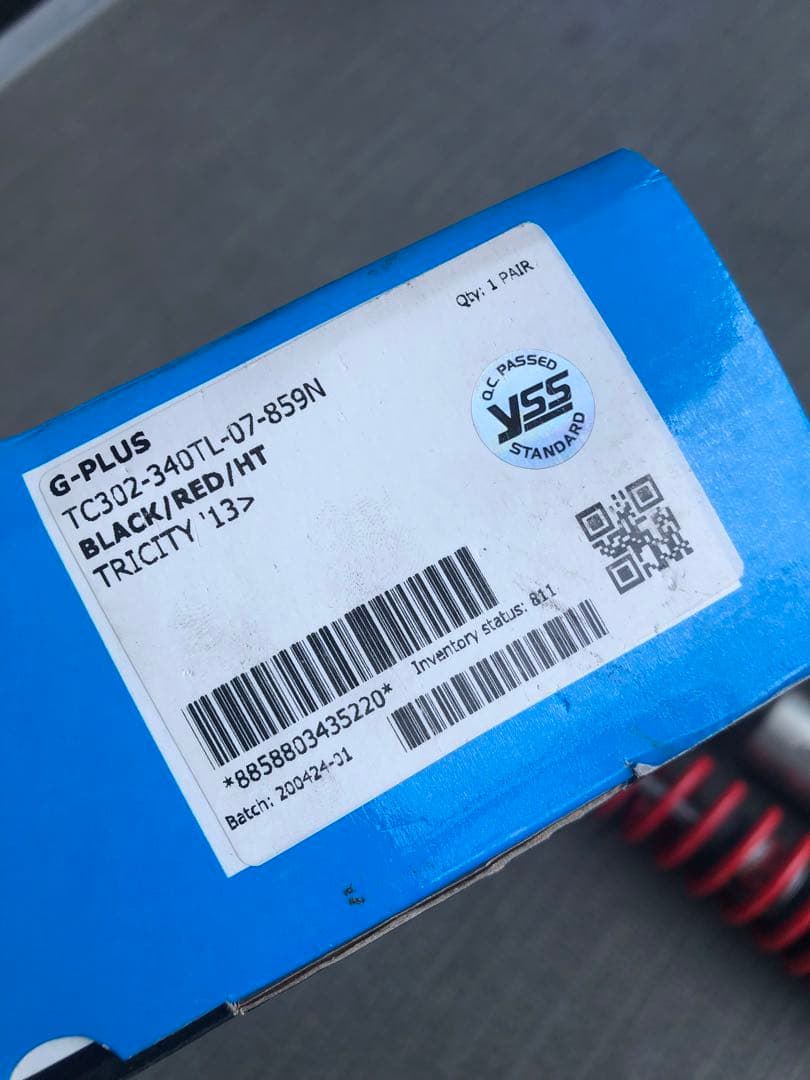 YSS エコライン サスペンション TRICITY ヤマハ　トリシティ