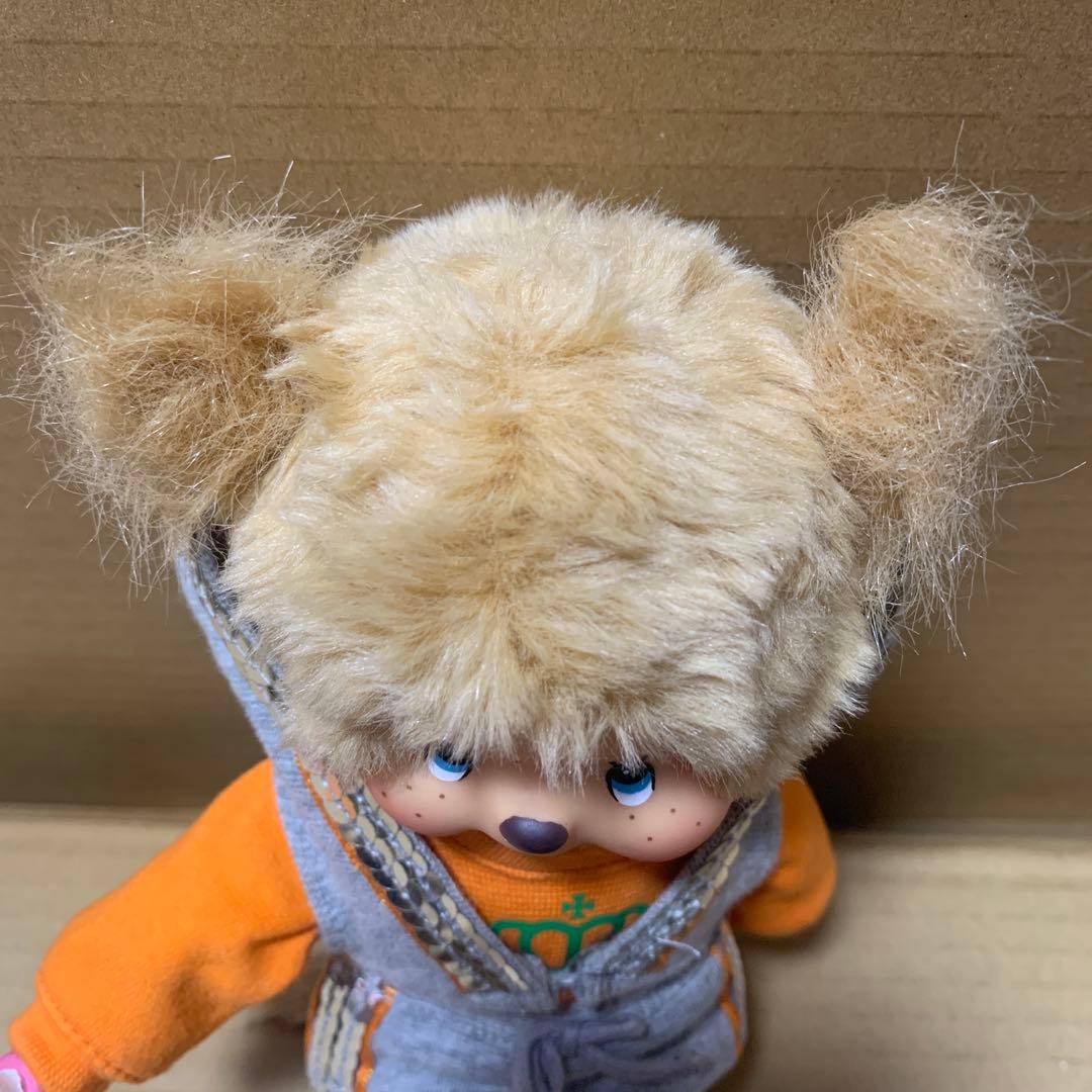 【希少】モンチッチ　女の子　ツインテール　ベージュ　ブルーアイ