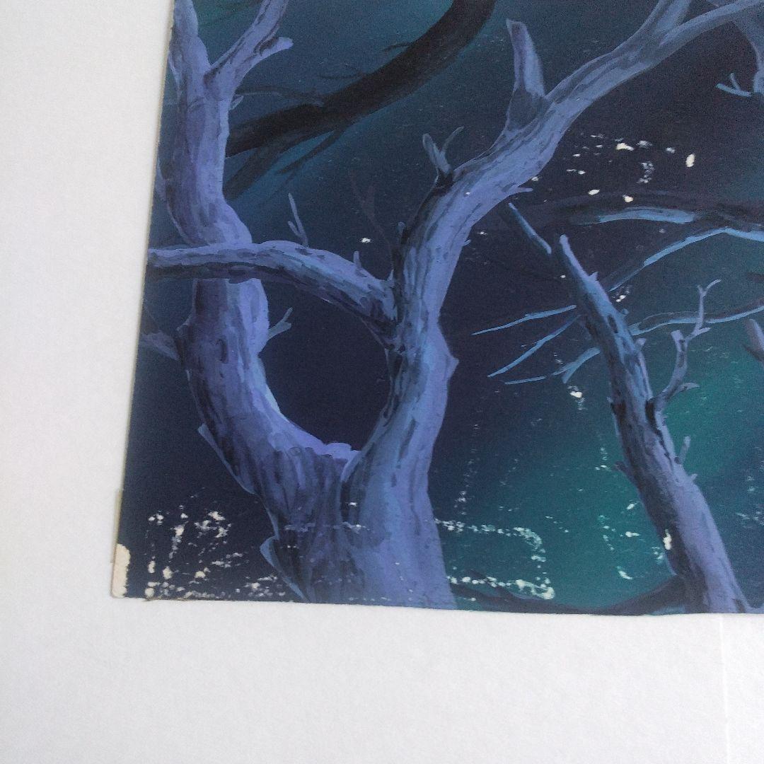 未来少年コナン ラナ セル画　同話背景付き　宮崎駿