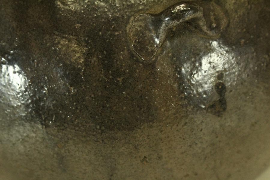 六古窯 常滑 四耳壷 茶壷 茶道具 高25cm(LC644)