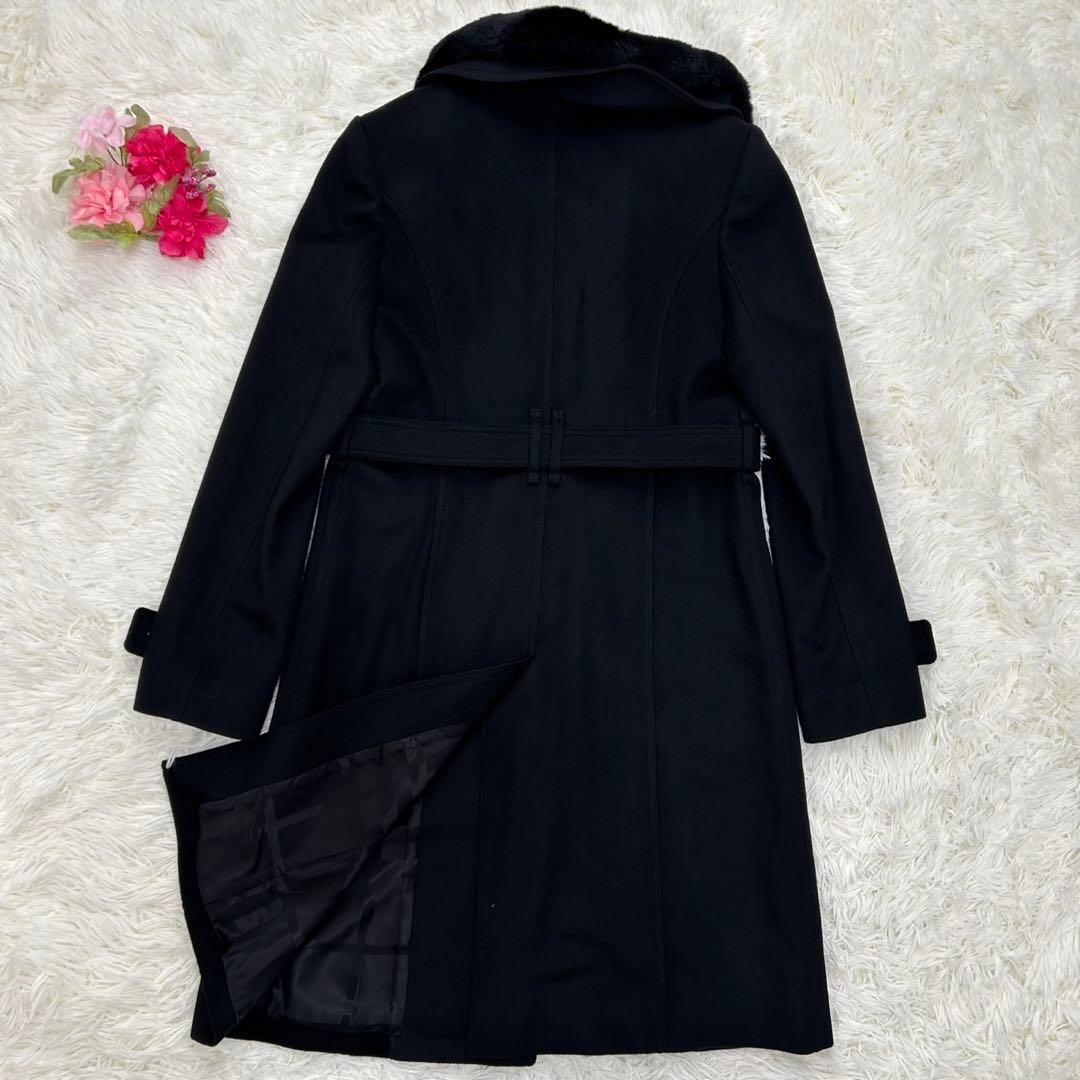 【新品タグ付/L】バーバリーロンドン チェスターコート アウター カシミヤ 黒