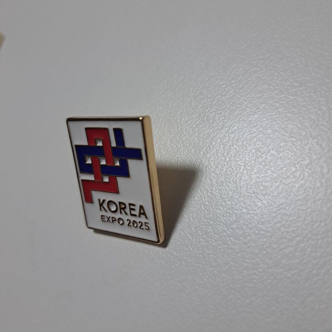 万博KOREA EXPO 2025 公式ピンバッジ 2個セット