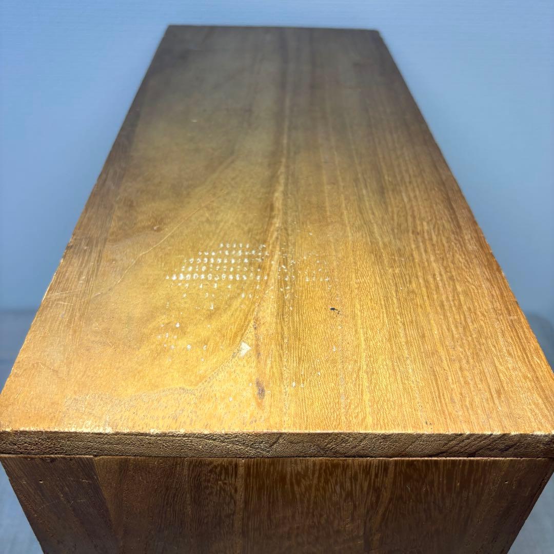 s*a様 整理木箱　引き出し　古家具　木製　マス目　小引き出し