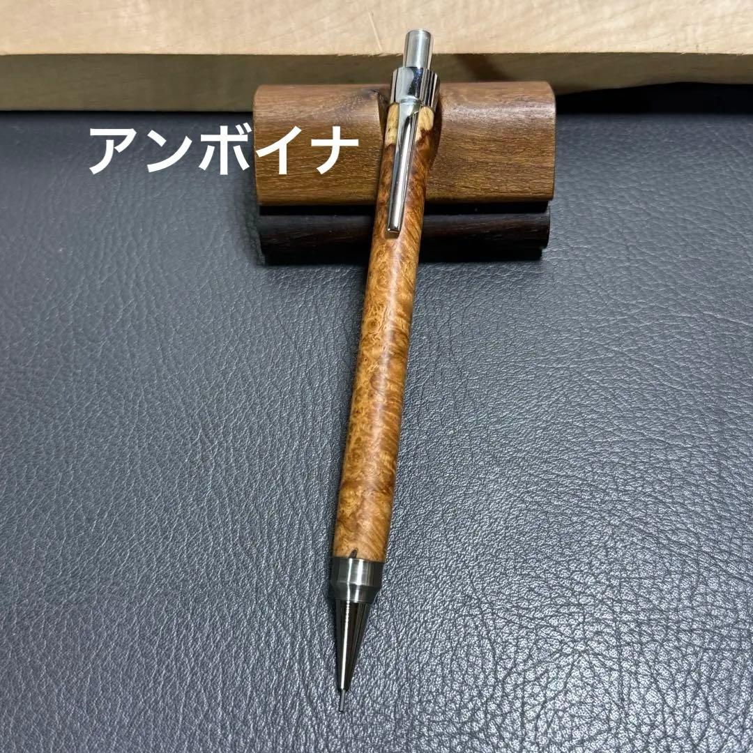 116アンボイナ　木製シャーペン　強低重心ダブルR 補修あり