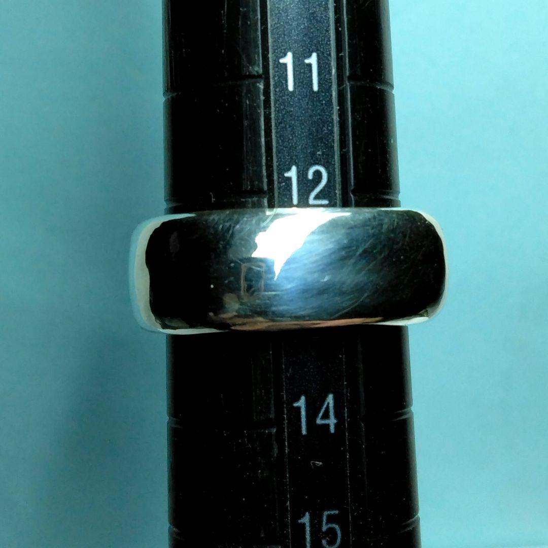 ティファニースクエアクッションリング　13号　新品仕上げ　無傷未使用に近い